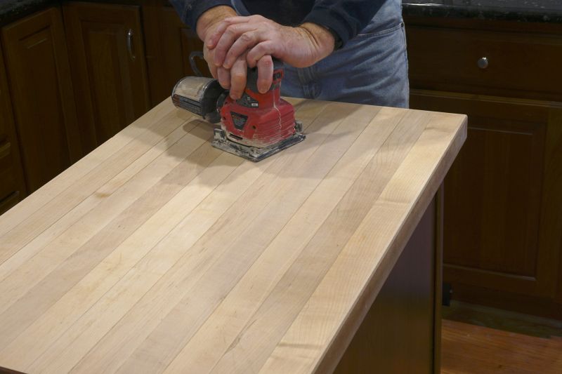 Butcher Block Countertop Installation
