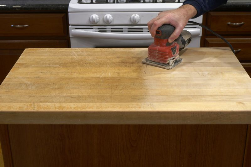 Butcher Block Countertop Installation and Repairs