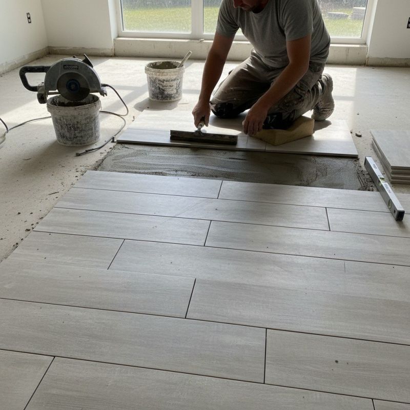 Mosaic Tile Floor Installation in Longmont, CO