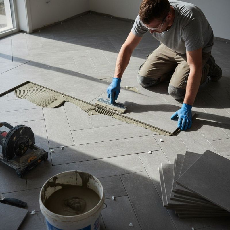 Tile Floor Installation in Loudoun County, VA