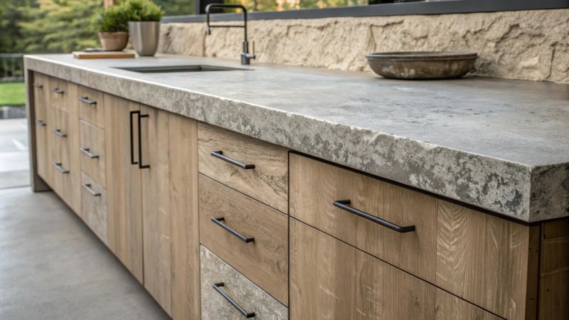 Concrete Counter Installation in Marin County, CA